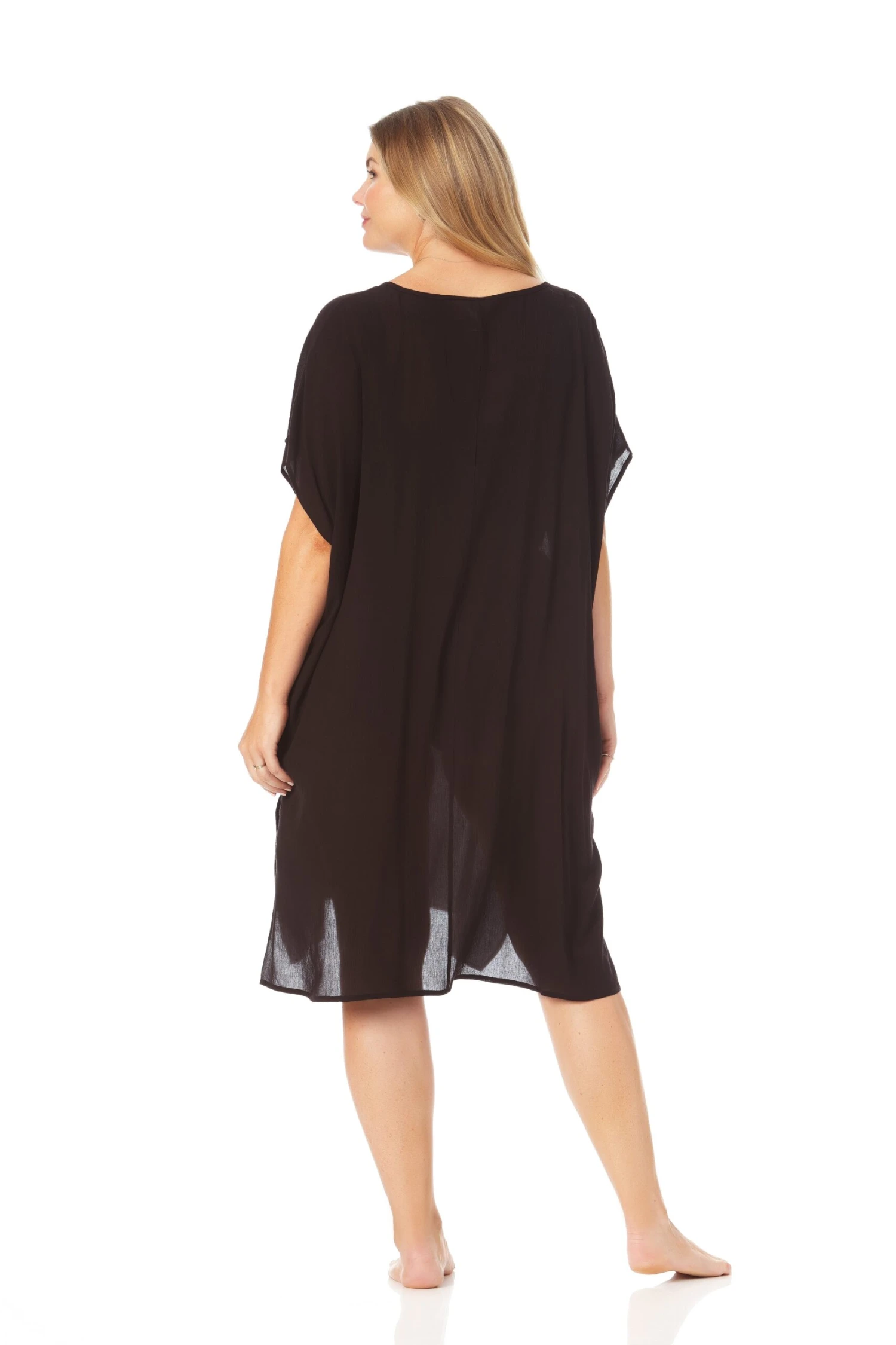 Women's Plus Size Live In Color Easy Tunic Swimsuit Cover Up(Womens Plus Size Live In Color Easy Tunic Swimsuit Cover Up) 3 Women's Plus Size Live In Color Easy Tunic Swimsuit Cover Up(Womens Plus Size Live In Color Easy Tunic Swimsuit Cover Up) - Image 3