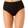 Women's Live In Color Textured High Waist Swim Bottom(Womens Live In Color Textured High Waist Swim Bottom)