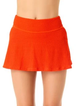 Women's Live In Color Textured Skirted Swim Bottom(Womens Live In Color Textured Skirted Swim Bottom 1)