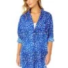 Women's Denim Dot Button Down Shirt Swimsuit Cover Up(Womens Denim Dot Button Down Shirt Swimsuit Cover Up) -Anne Cole Store 25MC53012 DEPR 1140 70a0e262 40d4 4ae9 bd35 efaea8095ef7