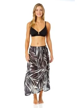 Women's Palm Chic Ring Sarong Skirt Swimsuit Cover Up(Womens Palm Chic Ring Sarong Skirt Swimsuit Cover Up)