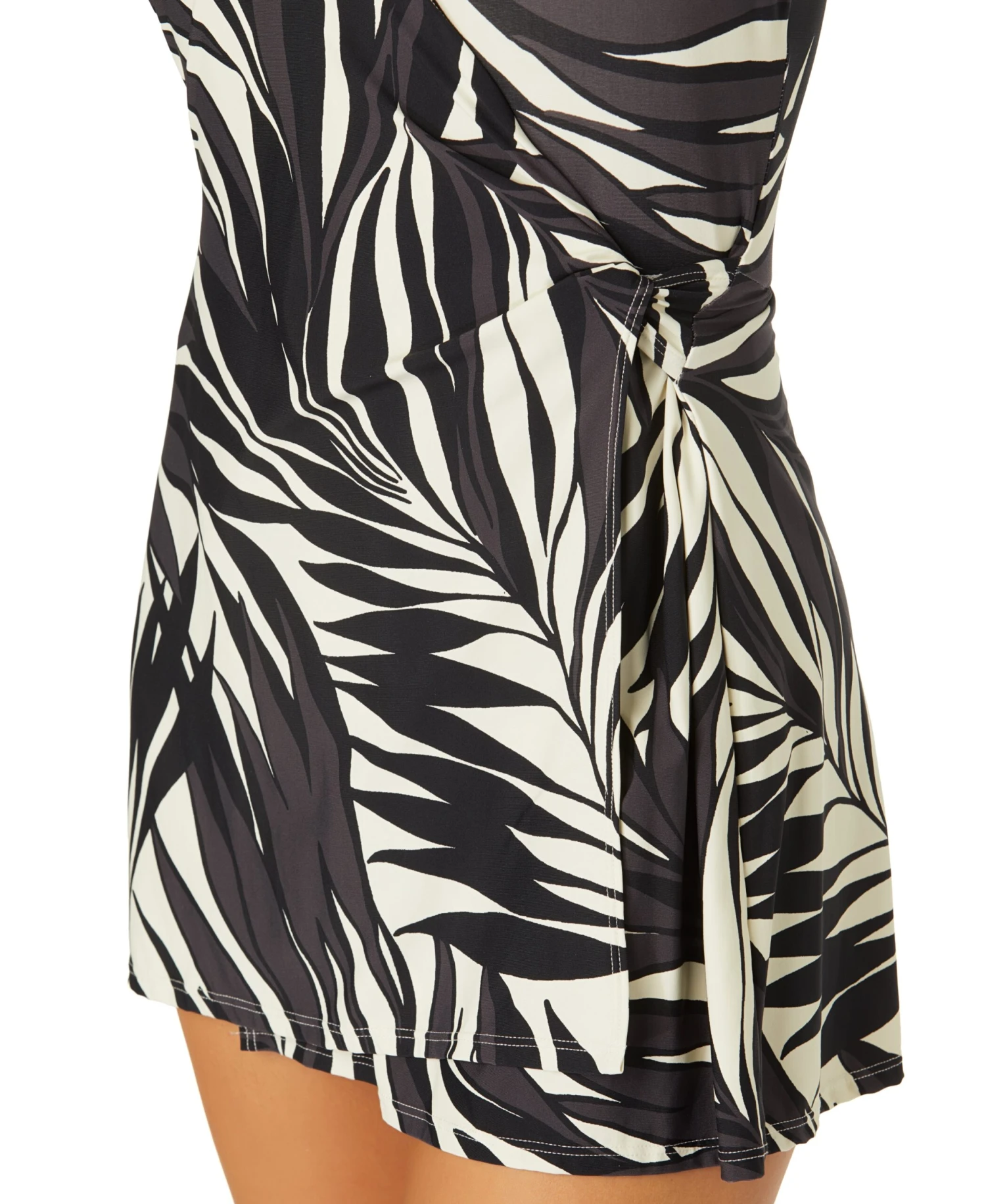 Women's Palm Chic Surplice Twist Skirted Swimdress(Womens Palm Chic Surplice Twist Skirted Swimdress) 3 Women's Palm Chic Surplice Twist Skirted Swimdress(Womens Palm Chic Surplice Twist Skirted Swimdress) - Image 3