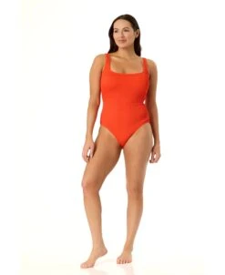 Women's Live In Color Textured Classic Square Neck One Piece Swimsuit(Womens Live In Color Textured Classic Square Neck One Piece Swimsuit 1) -Anne Cole Store 25MO10001 PRFLM 1057 2b7db6f6 3163 4ebe af2e 820aa2a1401f