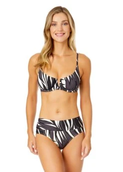 Women's Palm ChicV Wire Underwire Bikini Swim Top(Womens Palm Chic V Wire Underwire Bikini Swim Top)