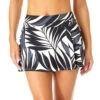 Women's Palm Chic Banded Side Skirted Swim Bottom(Womens Palm Chic Banded Side Skirted Swim Bottom) 10 Women's Palm Chic Banded Side Skirted Swim Bottom(Womens Palm Chic Banded Side Skirted Swim Bottom) -Anne Cole Store 25MT11045 BKWH 25MB41345 BKWH 088