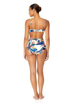 Women's Riviera Floral Shirred Underwire Bikini Swim Top(Womens Riviera Floral Shirred Underwire Bikini Swim Top) -Anne Cole Store 25MT14515 MULT 25MB38815 MULT 315