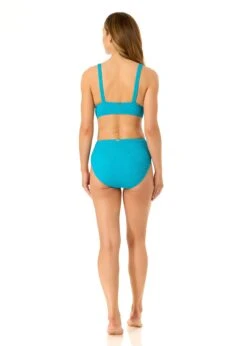 Women's Live In Color Textured Shirred Soft Band Bralette Bikini Swim Top(Womens Live In Color Textured Shirred Soft Band Bralette Bikini Swim Top 3) -Anne Cole Store 25MT15001 FWTRQ 25MB39101 FWTRQ 262
