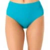 Women's Live In Color Textured High Waist Swim Bottom(Womens Live In Color Textured High Waist Swim Bottom 1) -Anne Cole Store 25MT15001 FWTRQ 25MB39101 FWTRQ 277 FRONT