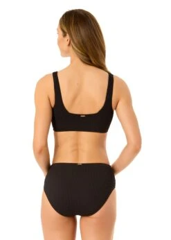 Anne Cole Store -Anne Cole Store 25MT15101 BLK 25MB39201 BLK 430 BACK