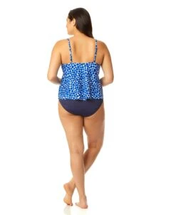 Women's Denim Dot Easy Triangle Tankini Swim Top(Womens Denim Dot Easy Triangle Tankini Swim Top) -Anne Cole Store 25MT22412 DEPR MYMB36001 NAVY 665 bc91cd7a 1fc8 4789 bdb4 836239c25c8c