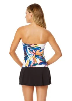 Anne Cole Store -Anne Cole Store 25MT25015 MULT MYMB42001 BLK 622 BACK