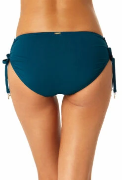 Women's Live In Color Side Tie Swim Bottom(Anne Cole Side Tie Swim Bottom 2) -Anne Cole Store MYMB30001 DSBL 1371 BACKBOTTOM