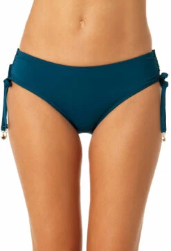 Women's Live In Color Side Tie Swim Bottom(Anne Cole Side Tie Swim Bottom 2) -Anne Cole Store MYMB30001 DSBL 1380 FRONTBOTTOM