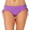 Women's Live In Color Side Tie Swim Bottom(Womens Live In Color Side Tie Swim Bottom 7) -Anne Cole Store MYMB30001 PUHR 1279 FRONT