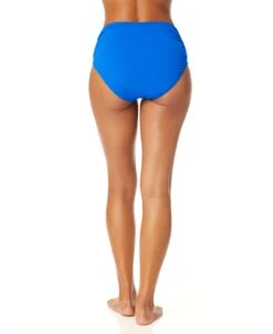 Women's Live In Color Convertible High Waist Shirred Swim Bottom(Womens Live In Color Convertible High Waist Shirred Swim Bottom 21) -Anne Cole Store MYMB36001 AZUR 428 49405b14 9223 4d06 9bc9 ac402471e8d9