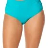 Women's Live In Color Convertible High Waist Shirred Swim Bottom(Womens Live In Color Convertible High Waist Shirred Swim Bottom 15) -Anne Cole Store MYMB36001 SEGR 2927 FRONT
