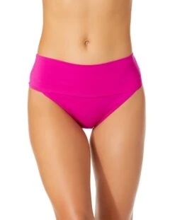 Women's Live In Color Soft Band High Waist Swim Bottom(Womens Live In Color Soft Band High Waist Swim Bottom 2)