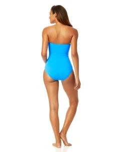Women's Live In Color Twist Front Shirred One Piece Swimsuit(Womens Live In Color Twist Front Shirred One Piece Swimsuit 23) 9 Women's Live In Color Twist Front Shirred One Piece Swimsuit(Womens Live In Color Twist Front Shirred One Piece Swimsuit 23) -Anne Cole Store MYMO00501 ABLU 1059
