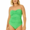 Women's Live In Color Twist Front Shirred One Piece Swimsuit(Womens Live In Color Twist Front Shirred One Piece Swimsuit 7) -Anne Cole Store MYMO00501 APP 790 10