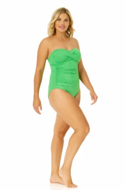 Women's Live In Color Twist Front Shirred One Piece Swimsuit(Womens Live In Color Twist Front Shirred One Piece Swimsuit 7) -Anne Cole Store MYMO00501 APP 790 3