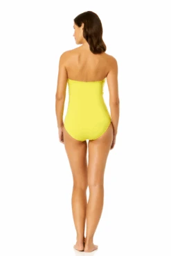 Women's Live In Color Twist Front Shirred One Piece Swimsuit(Womens Live In Color Twist Front Shirred One Piece Swimsuit 6) -Anne Cole Store MYMO00501 CTRN 1613 6