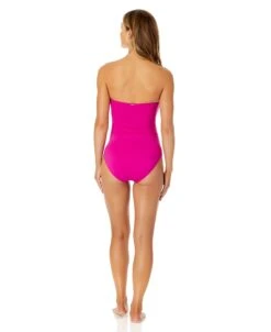 Women's Live In Color Twist Front Shirred One Piece Swimsuit(Womens Live In Color Twist Front Shirred One Piece Swimsuit 20) -Anne Cole Store MYMO00501 HBCU 603