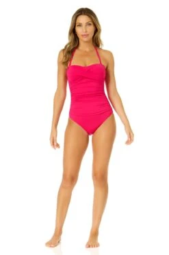 Women's Live In Color Twist Front Shirred One Piece Swimsuit(Womens Live In Color Twist Front Shirred One Piece Swimsuit 2) 10 Women's Live In Color Twist Front Shirred One Piece Swimsuit(Womens Live In Color Twist Front Shirred One Piece Swimsuit 2) -Anne Cole Store MYMO00501 MAGE 2282