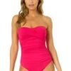 Women's Live In Color Twist Front Shirred One Piece Swimsuit(Womens Live In Color Twist Front Shirred One Piece Swimsuit 2) -Anne Cole Store MYMO00501 MAGE 2289 1