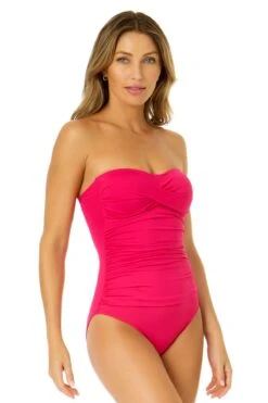 Women's Live In Color Twist Front Shirred One Piece Swimsuit(Womens Live In Color Twist Front Shirred One Piece Swimsuit 2) 15 Women's Live In Color Twist Front Shirred One Piece Swimsuit(Womens Live In Color Twist Front Shirred One Piece Swimsuit 2) -Anne Cole Store MYMO00501 MAGE 2306 1
