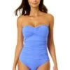Women's Live In Color Twist Front Shirred One Piece Swimsuit(Womens Live In Color Twist Front Shirred One Piece Swimsuit 3) -Anne Cole Store MYMO00501 PERI 852 1
