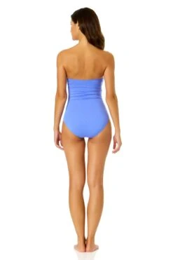 Women's Live In Color Twist Front Shirred One Piece Swimsuit(Womens Live In Color Twist Front Shirred One Piece Swimsuit 3) -Anne Cole Store MYMO00501 PERI 871