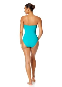 Women's Live In Color Twist Front Shirred One Piece Swimsuit(Womens Live In Color Twist Front Shirred One Piece Swimsuit 16) -Anne Cole Store MYMO00501 SEGR SeafoamGreen 669