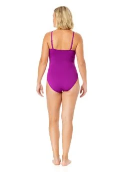 Women's Live In Color Shirred Lingerie Maillot One Piece(Womens Live In Color Shirred Lingerie Maillot One Piece 7) -Anne Cole Store MYMO05701 FUSC FUCHSIA 2064