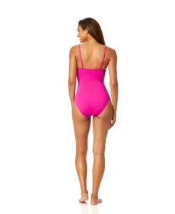 Women's Live In Color Shirred Lingerie Maillot One Piece(Womens Live In Color Shirred Lingerie Maillot One Piece 8) -Anne Cole Store MYMO05701 HBCU 562