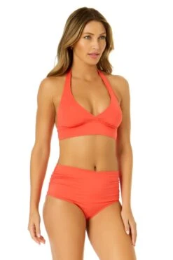 Women's Live In Color Halter Bikini Top(Womens Live In Color Halter Bikini Top) -Anne Cole Store MYMT10001 MYMB36001 CRKS 3092 1