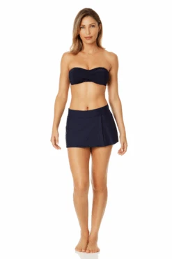 Anne Cole - Twist Bandeau Bikini Top(Anne Cole Twist Bandeau Bikini Top 1) -Anne Cole Store MYMT10101 NAVY 24MB41301 NAVY 2488 2