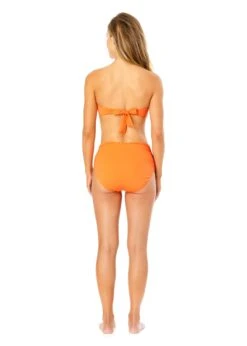 Women's Live In Color Twist Bandeau Bikini Top(Womens Live In Color Twist Bandeau Bikini Top 1) -Anne Cole Store MYMT10101 PEAC Peach MYMB36001 PEAC 460