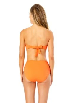 Women's Live In Color Twist Bandeau Bikini Top(Womens Live In Color Twist Bandeau Bikini Top 1) -Anne Cole Store MYMT10101 PEAC Peach MYMB36001 PEAC 460 BACK