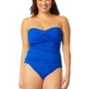 Women's Live In Color Twist Front Bandeaukini Swim Top(Womens Live In Color Twist Front Bandeaukini Swim Top 21) 12 Women's Live In Color Twist Front Bandeaukini Swim Top(Womens Live In Color Twist Front Bandeaukini Swim Top 21) -Anne Cole Store MYMT25001 AZUR MYMB36001 AZUR 208
