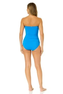 Women's Live In Color Twist Front Bandeaukini Swim Top(Womens Live In Color Twist Front Bandeaukini Swim Top 1) 10 Women's Live In Color Twist Front Bandeaukini Swim Top(Womens Live In Color Twist Front Bandeaukini Swim Top 1) -Anne Cole Store MYMT25001 MYMB36001 SESA 1152