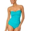 Women's Live In Color Twist Front Bandeaukini Swim Top(Womens Live In Color Twist Front Bandeaukini Swim Top 15) -Anne Cole Store MYMT25001 SEGR Seafoam Green MYMB36001 SEGR 2881 FRONT