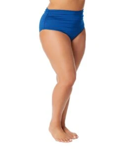 Women's Plus Live In Color High Waisted Shirred Bottom(Womens Plus Live In Color High Waisted Shirred Bottom) -Anne Cole Store MYPB36001 SLB 1566 f7350b5d fe0b 4628 996c d3de9c5ab5f7