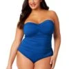 Women's Plus Live In Color Twist Front Shirred One Piece Swimsuit(Womens Plus Live In Color Twist Front Shirred One Piece Swimsuit) -Anne Cole Store MYPO00501 SLB SlateBlue 1159 44c66b01 c6f6 4bda a2c0 4137cb11fdac